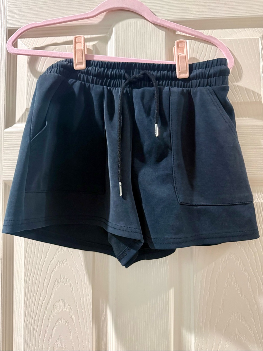Always Navy Athletic Drawstring Shorts with Front Pockets